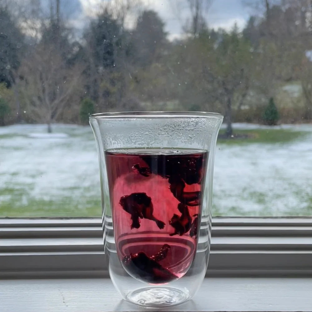 Taza de té, vidrio de doble pared, 4 oz