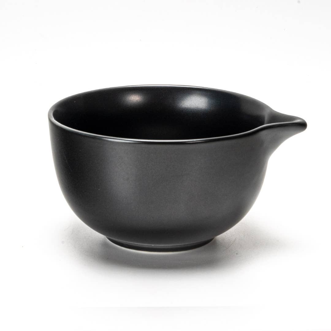Matcha Bowl With Spout, Matte Glaze