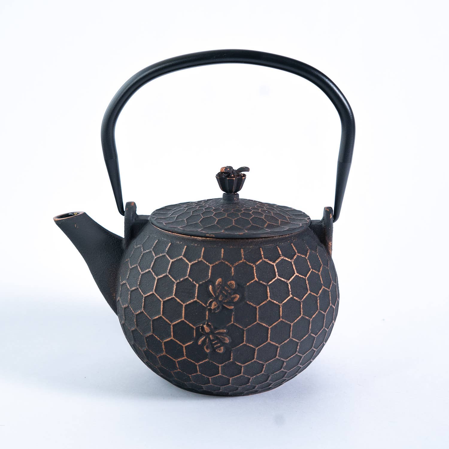 Bronze Honeycomb Cast Iron Tea Pot, 60 oz