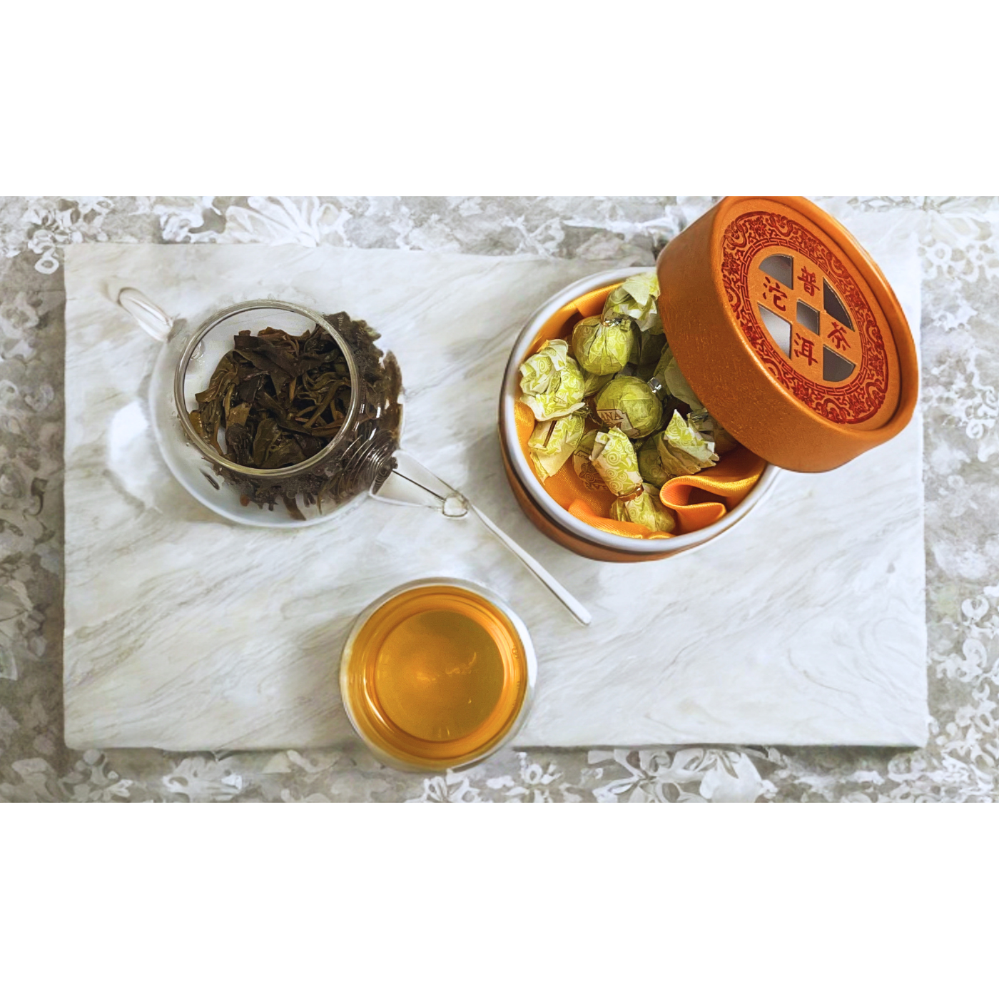 Pastel Pu'er crudo Heirloom, 100 g