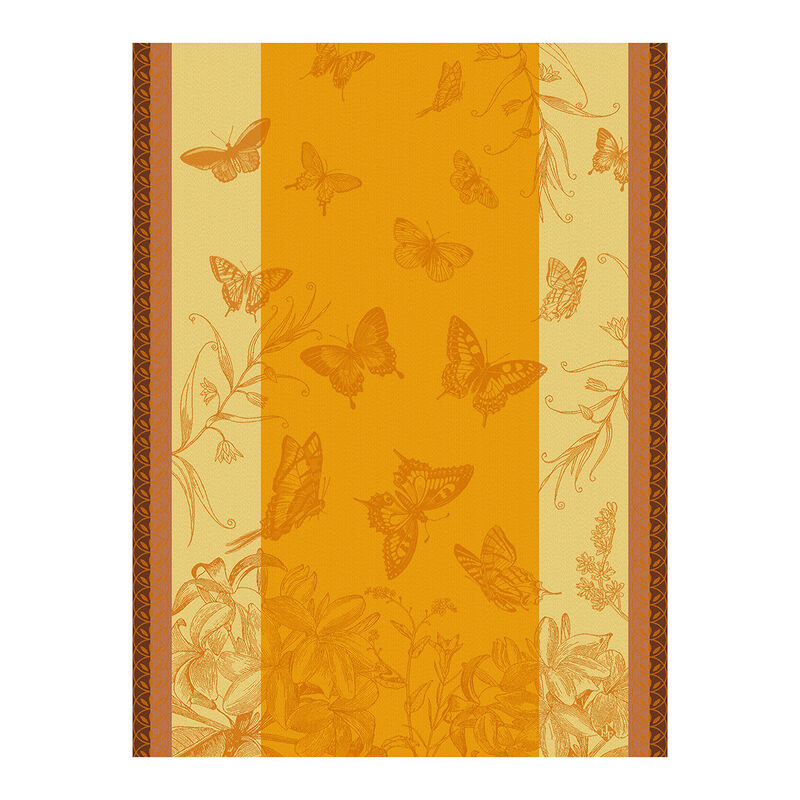 Tea Towel, Butterflies Orange