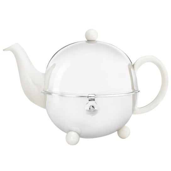 Teapot Art Deco White 30.5 oz