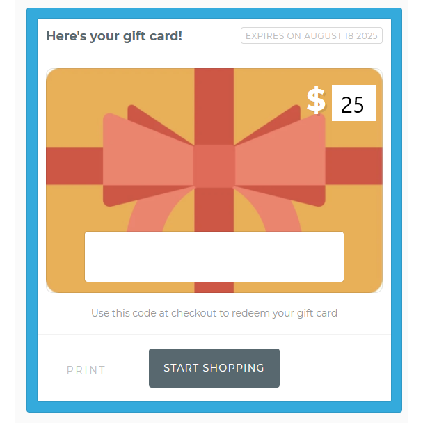 E-Gift Card – The Cultured Cup®