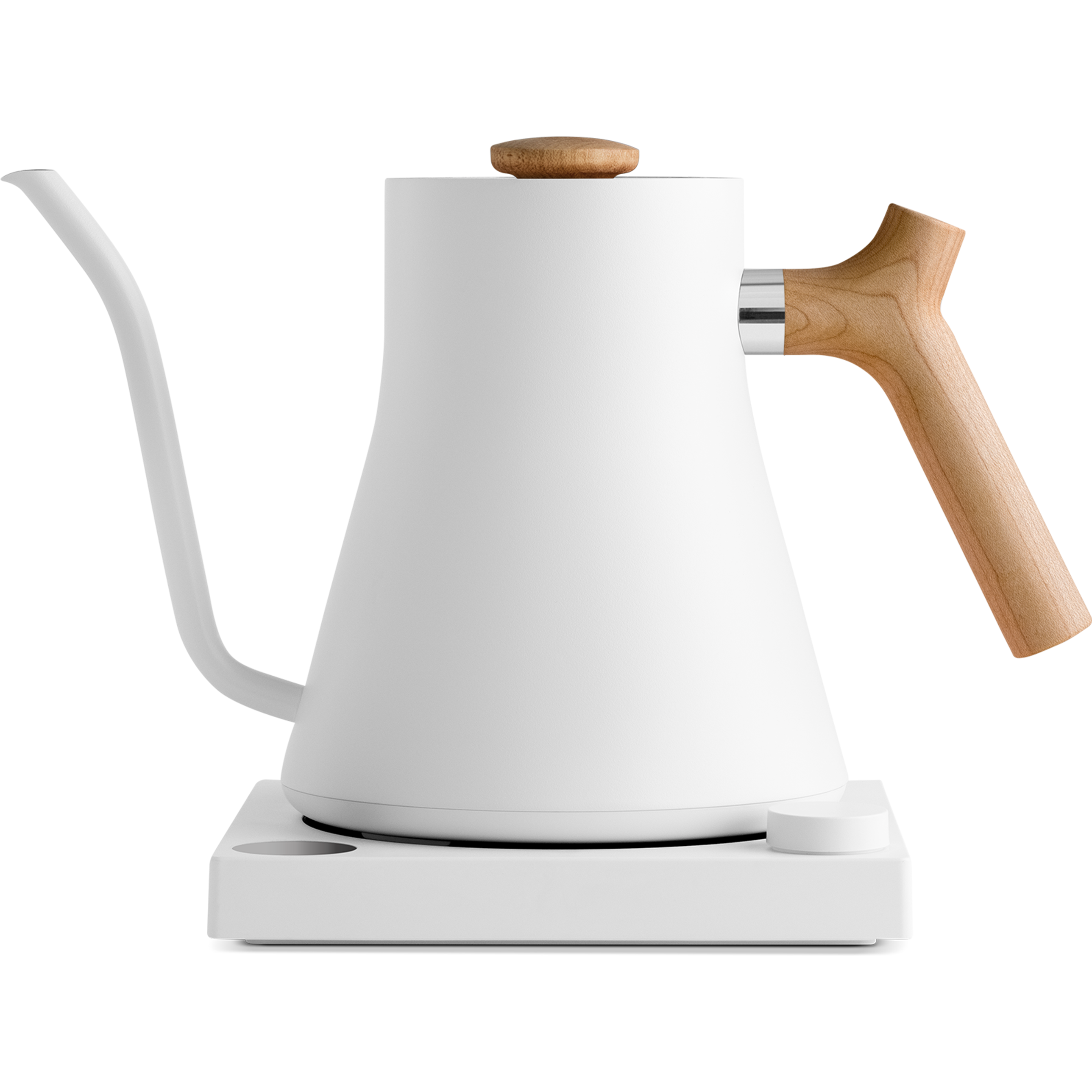 Water Kettle, Variable Temp, White/Maple