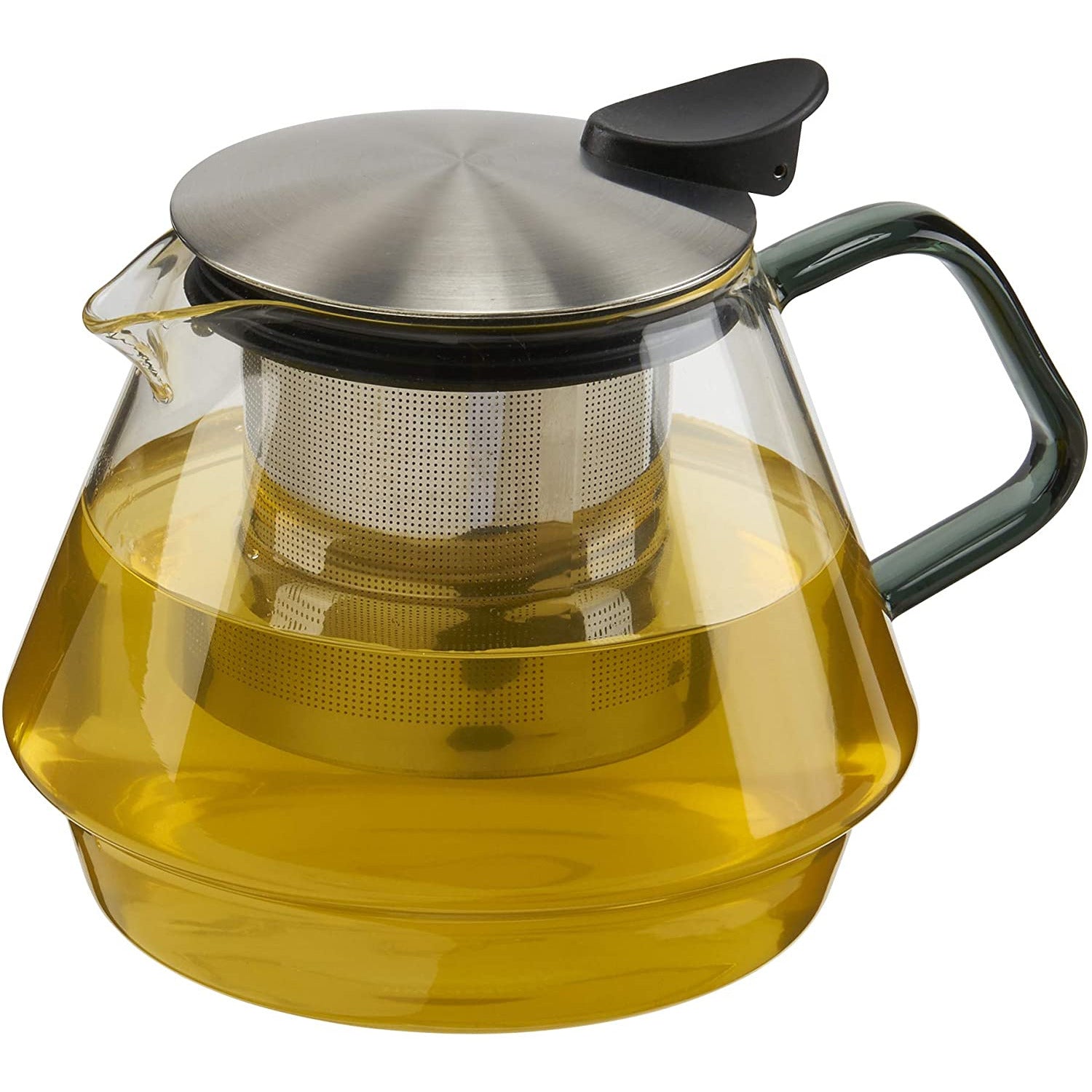 Teapot, Glass/Stainless, 24 oz