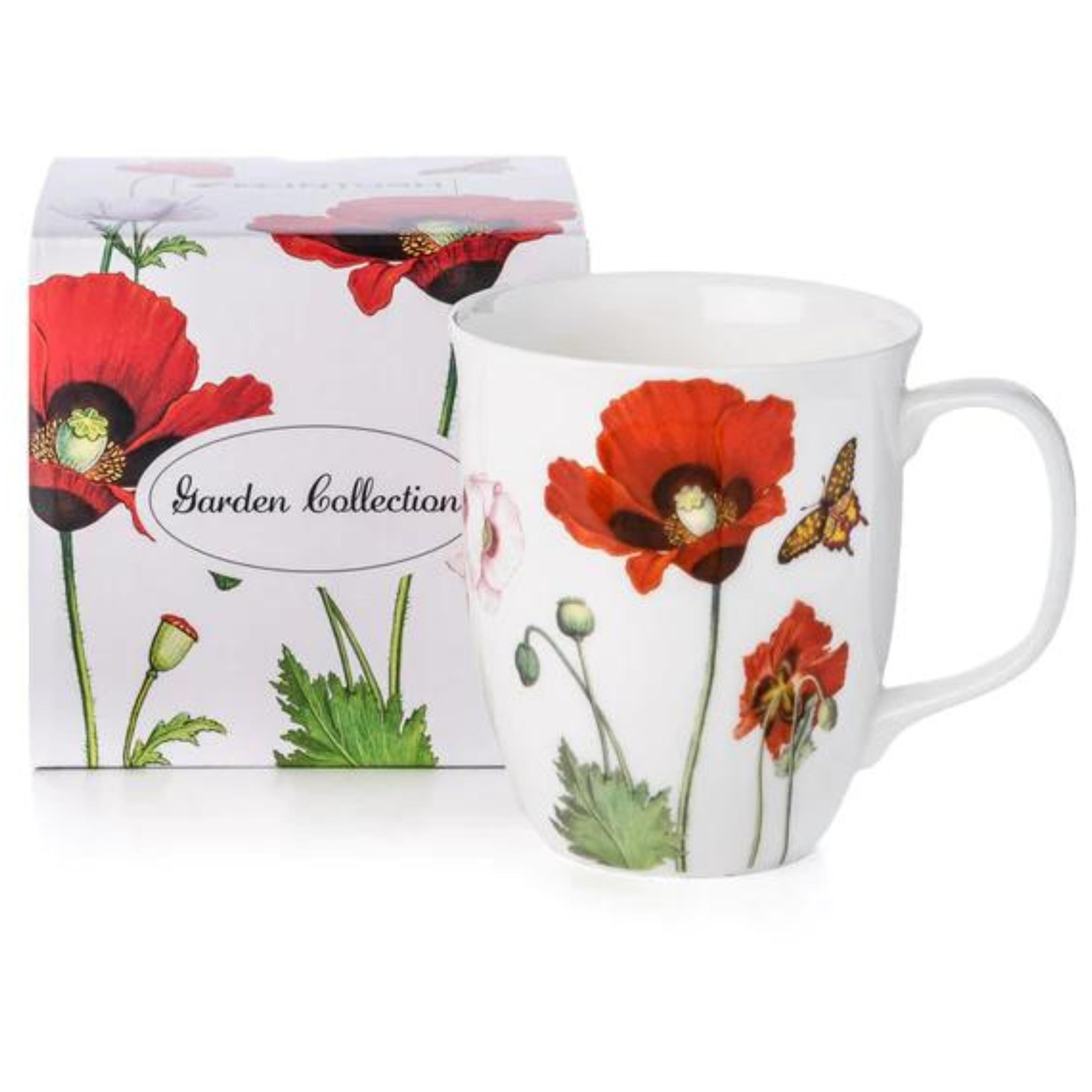 Taza Java Colección Jardín "Amapolas"