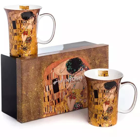 Klimt "The Kiss" Mug Pair