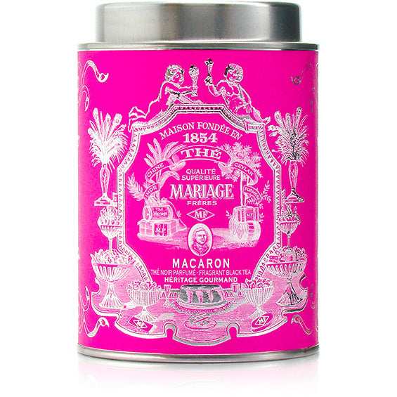 Macaron Tea in Tin