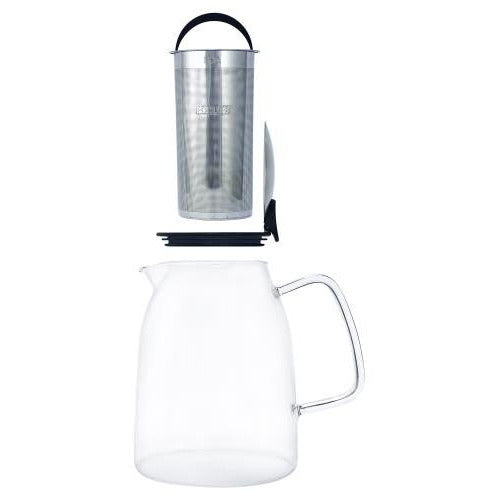 Machine à thé infusée à froid, verre/inox, 68 oz