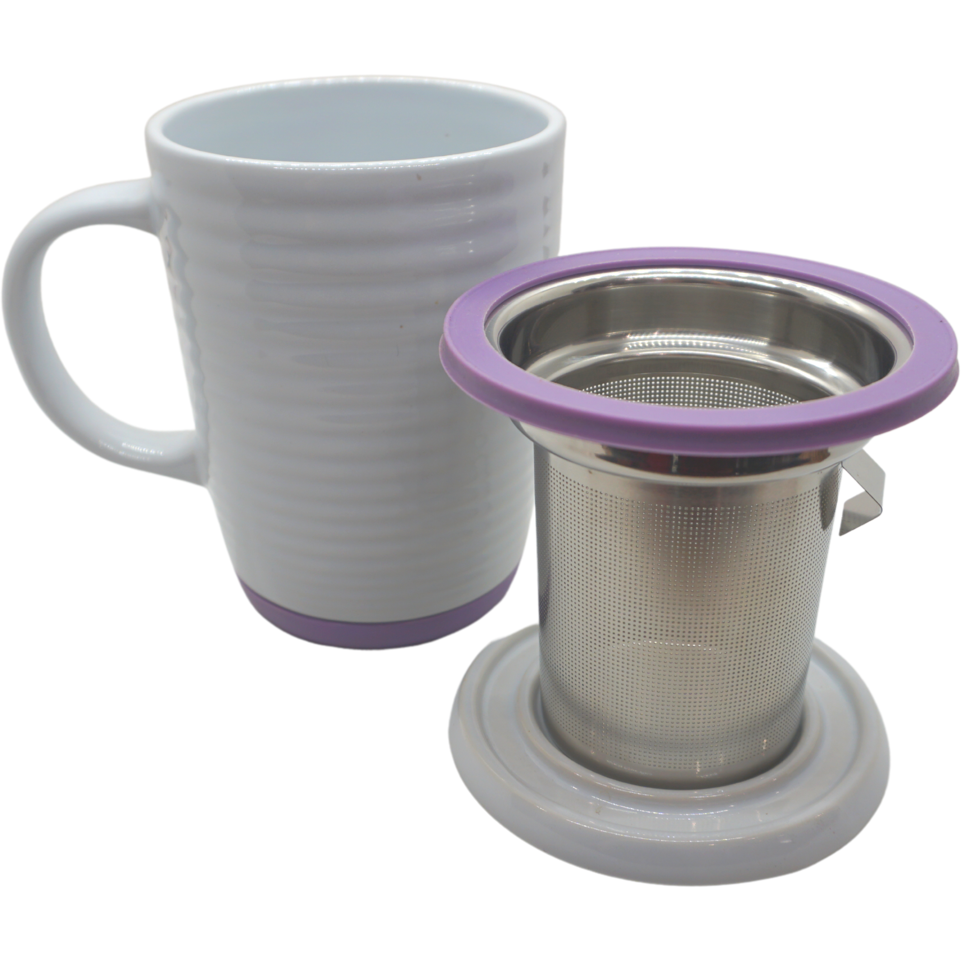 Mug + Infuser, Lavender, Sunshine, or Slate, 16 oz