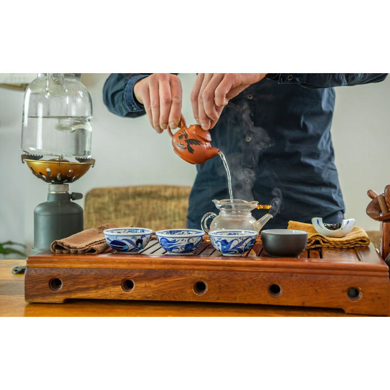Tea Ritual Tools in Decorative Holder