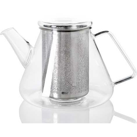 Glass Teapot + Warming Stand, 50 oz