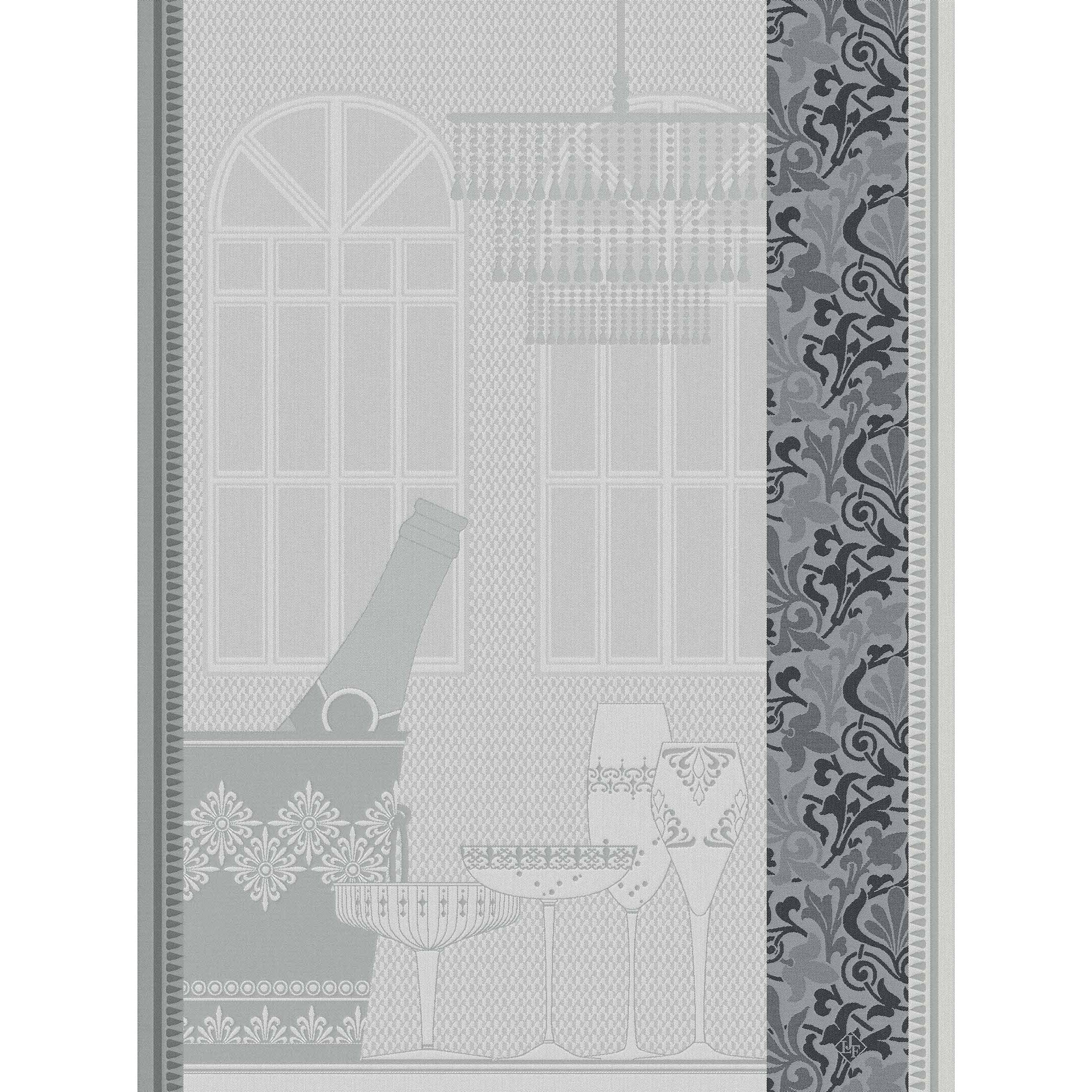 Tea Towel, Bubbly Time, Grey