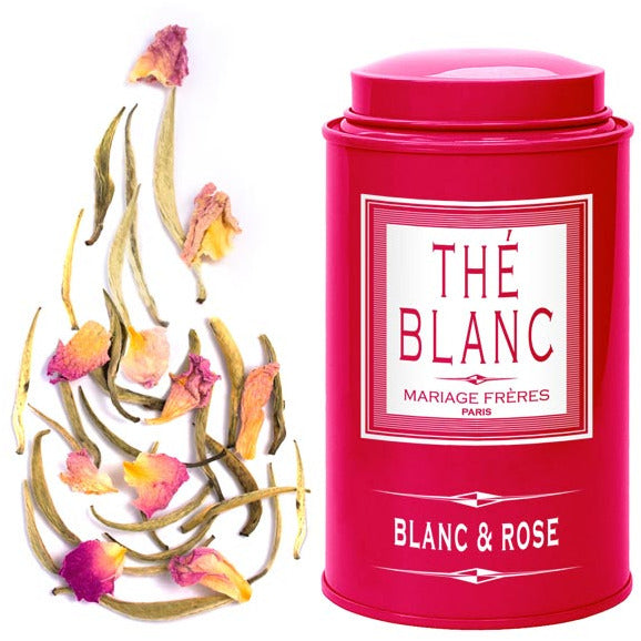 Boîte Blanc &amp; Rose