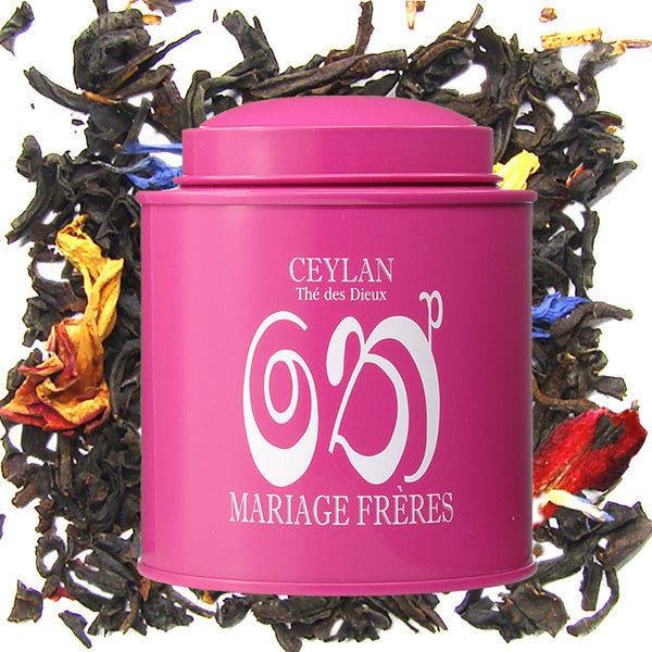 Ceylon, Thé des Dieux (tea of the gods) Tin