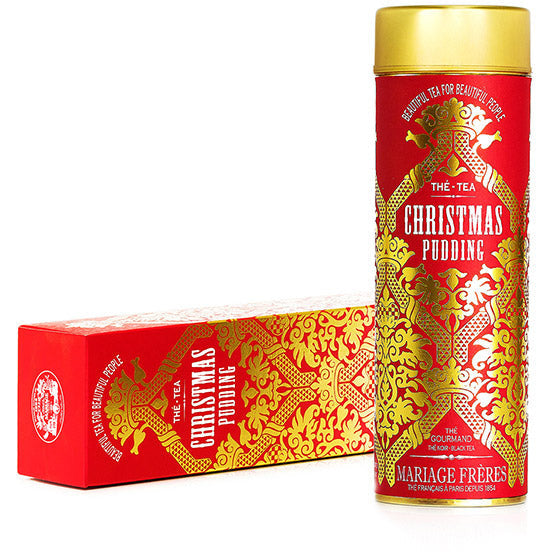 Christmas Pudding Tea Tin