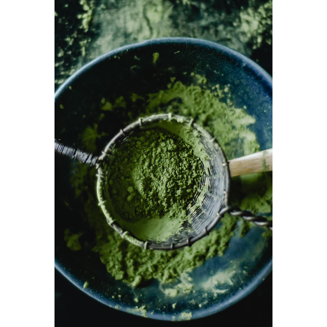 Tamis en acier inoxydable Matcha